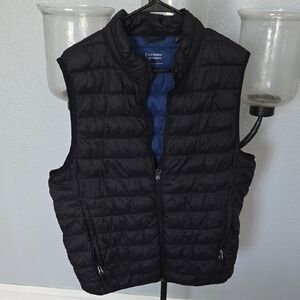 Club Room Black Quilted Puffer Vest